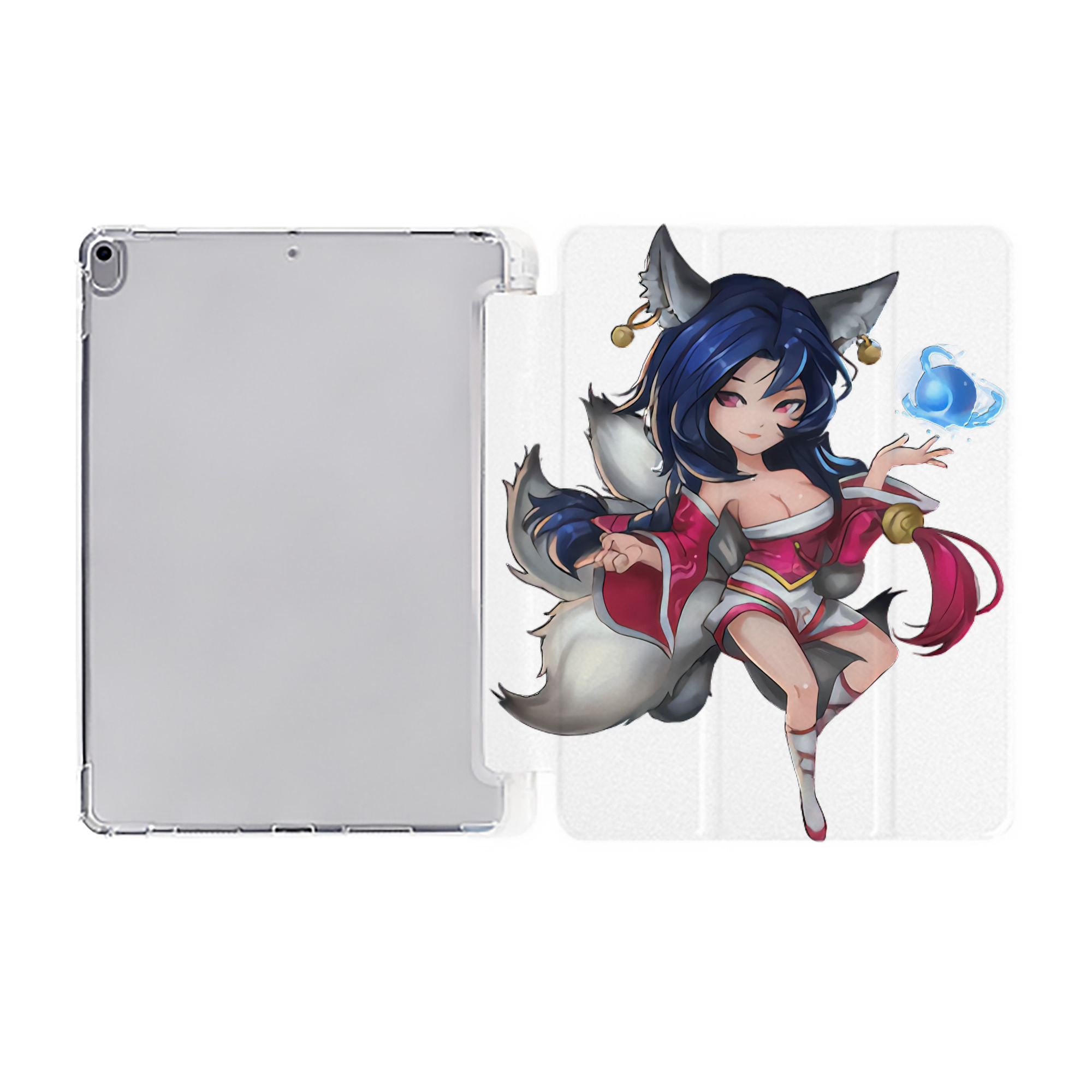 （画像用） リーグ・オブ・レジェンド League of Legends LOL IPad ケース ペン収納付き 三つ折りスタンド PUレザー×シリコン 対応機種9.5/10.5/10.9インチ